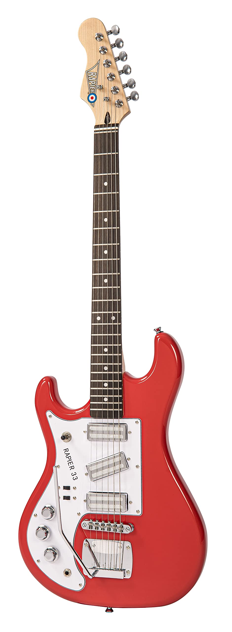RAPIER 33 LEFT HAND ELECTRIC GUITAR - FIESTA RED : Amazon.co.uk